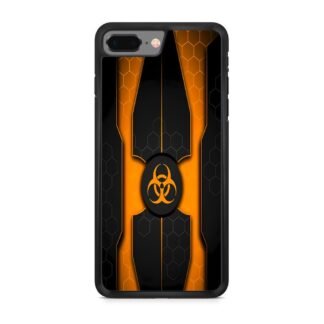Biohazard Orange Pattern Cover iPhone 7 Plus / 8 Plus Case