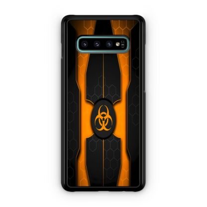 Biohazard Orange Pattern Cover Samsung Galaxy S10 / S10e / S10 Plus / S10 5G Case