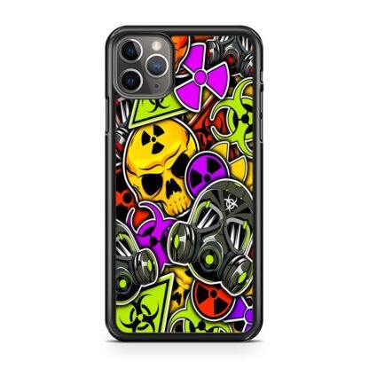 Biohazard Skull Mask Collage iPhone 14 / 14 Plus / 14 Pro / 14 Pro Max Case