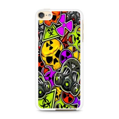 Biohazard Skull Mask Collage iPod Touch 6 / 7 Case - Image 2