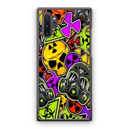 Biohazard Skull Mask Collage Samsung Galaxy Note 10 / Note 10 Plus Case
