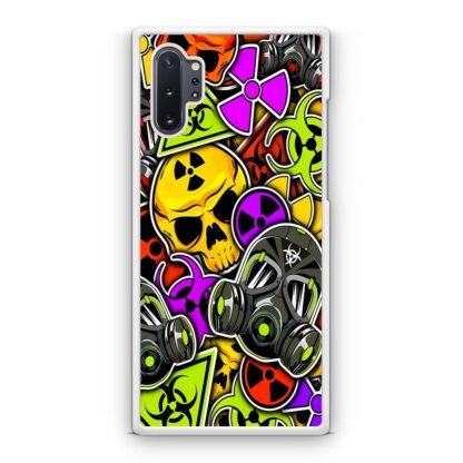 Biohazard Skull Mask Collage Samsung Galaxy Note 10 / Note 10 Plus Case - Image 2