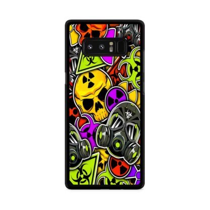Biohazard Skull Mask Collage Samsung Galaxy Note 8 Case