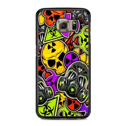 Biohazard Skull Mask Collage Samsung Galaxy S6 / S6 Edge / S6 Edge Plus Case