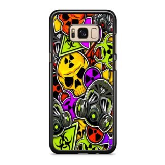 Biohazard Skull Mask Collage Samsung Galaxy S8 / S8 Plus Case