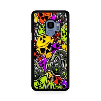 Biohazard Skull Mask Collage Samsung Galaxy S9 / S9 Plus Case