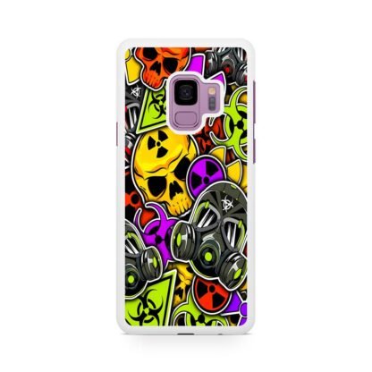 Biohazard Skull Mask Collage Samsung Galaxy S9 / S9 Plus Case - Image 2