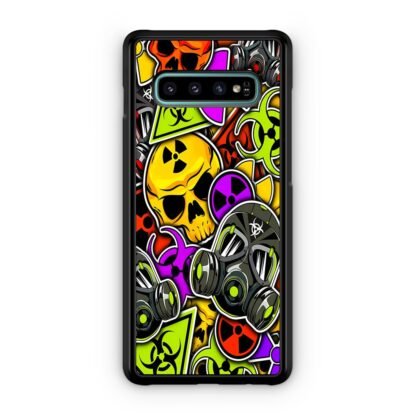 Biohazard Skull Mask Collage Samsung Galaxy S10 / S10e / S10 Plus / S10 5G Case