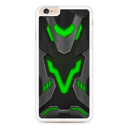 Black Armor Shield Green Neon iPhone 6 / 6S / 6 Plus / 6S Plus Case - Image 2