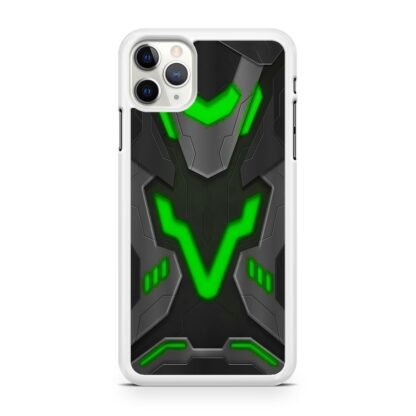 Black Armor Shield Green Neon iPhone 12 / 12 Pro / 12 Pro Max / 12 Mini Case - Image 2