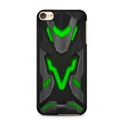 Black Armor Shield Green Neon iPod Touch 6 / 7 Case