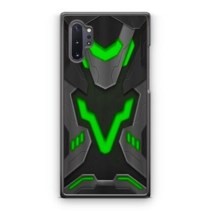 Black Armor Shield Green Neon Samsung Galaxy Note 10 / Note 10 Plus Case