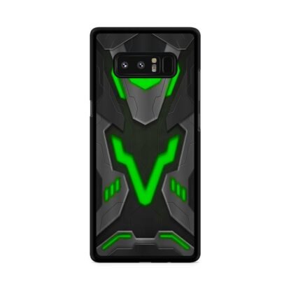 Black Armor Shield Green Neon Samsung Galaxy Note 8 Case