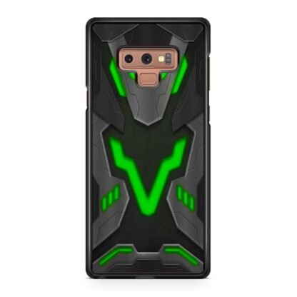 Black Armor Shield Green Neon Samsung Galaxy Note 9 Case