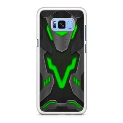Black Armor Shield Green Neon Samsung Galaxy S8 / S8 Plus Case - Image 2
