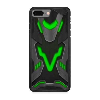 Black Armor Shield Green Neon iPhone 7 Plus / 8 Plus Case