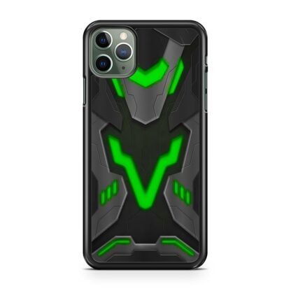 Black Armor Shield Green Neon iPhone 15 / 15 Plus / 15 Pro / 15 Pro Max Case