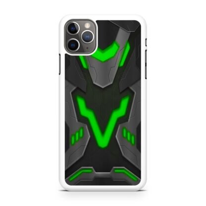 Black Armor Shield Green Neon iPhone 15 / 15 Plus / 15 Pro / 15 Pro Max Case - Image 2