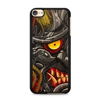 Black Demon Monster Face iPod Touch 6 / 7 Case