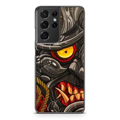 Black Demon Monster Face Samsung Galaxy S21 / S21 Plus / S21 Ultra / S21 FE Case