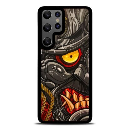 Black Demon Monster Face Samsung Galaxy S24 / S24 Plus / S24 Ultra / S24 FE Case