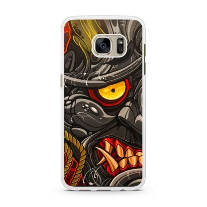 Black Demon Monster Face Samsung Galaxy S7 / S7 Edge Case - Image 2