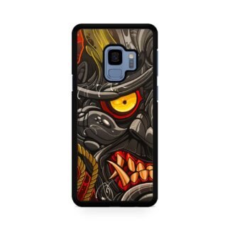 Black Demon Monster Face Samsung Galaxy S9 / S9 Plus Case