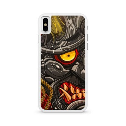 Black Demon Monster Face iPhone X / XR / XS / XS Max Case - Image 2