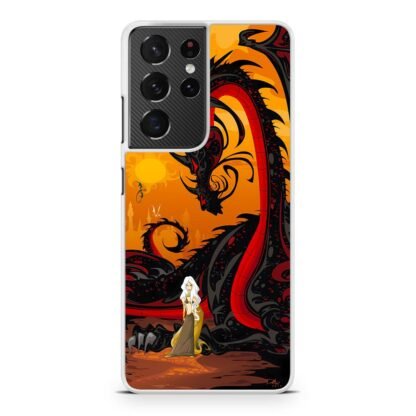 Black Dragon Tamer Samsung Galaxy S21 / S21 Plus / S21 Ultra / S21 FE Case - Image 2
