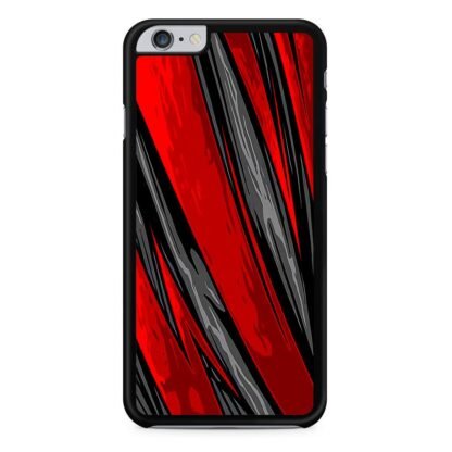 Black Red Blitz Pattern Cover iPhone 6 / 6S / 6 Plus / 6S Plus Case