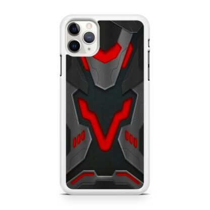 Black Red Shield Armor Cover iPhone 12 / 12 Pro / 12 Pro Max / 12 Mini Case - Image 2