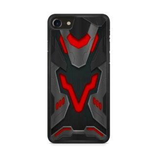 Black Red Shield Armor Cover iPhone 7 / 8 / SE 2020 / SE 2022 Case