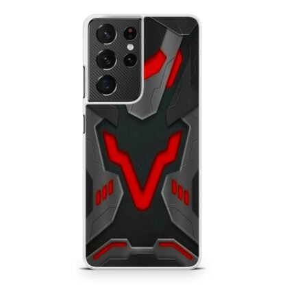 Black Red Shield Armor Cover Samsung Galaxy S21 / S21 Plus / S21 Ultra / S21 FE Case - Image 2