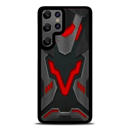 Black Red Shield Armor Cover Samsung Galaxy S25 / S25 Plus / S25 Ultra Case