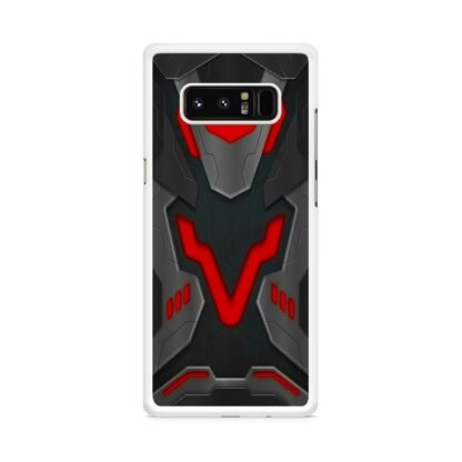 Black Red Shield Armor Cover Samsung Galaxy Note 8 Case - Image 2