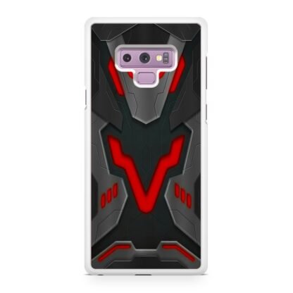 Black Red Shield Armor Cover Samsung Galaxy Note 9 Case - Image 2