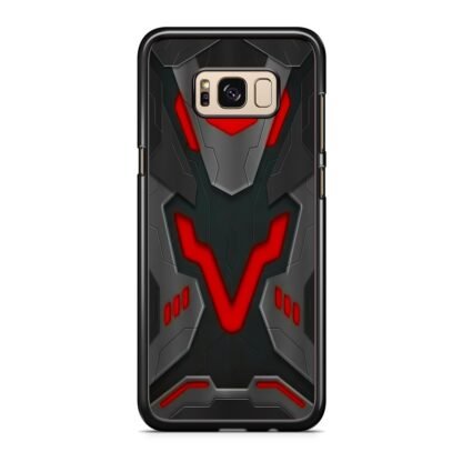 Black Red Shield Armor Cover Samsung Galaxy S8 / S8 Plus Case