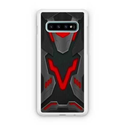 Black Red Shield Armor Cover Samsung Galaxy S10 / S10e / S10 Plus / S10 5G Case - Image 2
