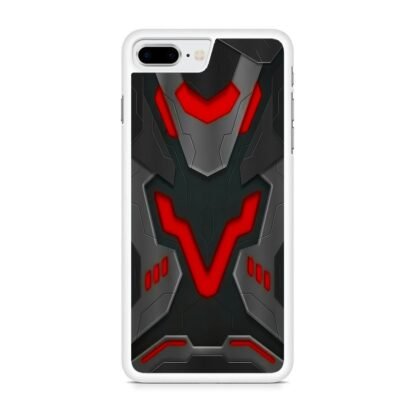 Black Red Shield Armor Cover iPhone 7 Plus / 8 Plus Case - Image 2