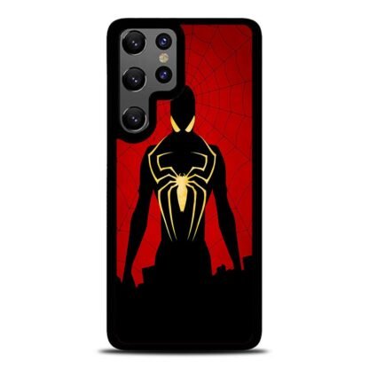 Black Spider Man Vector Samsung Galaxy S25 / S25 Plus / S25 Ultra Case