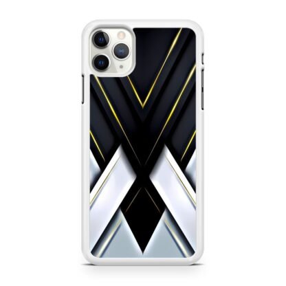 Black White Drop Cross Cover iPhone 12 / 12 Pro / 12 Pro Max / 12 Mini Case - Image 2