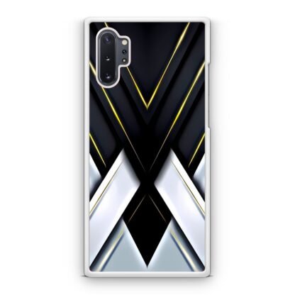 Black White Drop Cross Cover Samsung Galaxy Note 10 / Note 10 Plus Case - Image 2