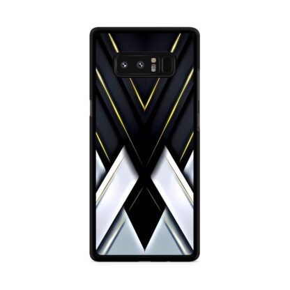 Black White Drop Cross Cover Samsung Galaxy Note 8 Case
