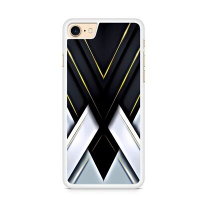 Black White Drop Cross Cover iPhone 7 / 8 / SE 2020 / SE 2022 Case - Image 2