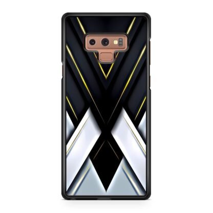 Black White Drop Cross Cover Samsung Galaxy Note 9 Case