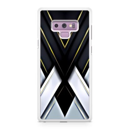 Black White Drop Cross Cover Samsung Galaxy Note 9 Case - Image 2