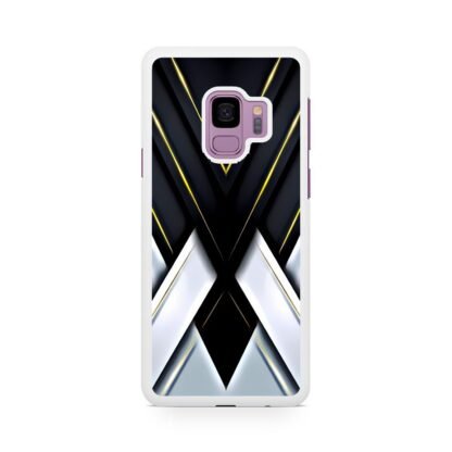 Black White Drop Cross Cover Samsung Galaxy S9 / S9 Plus Case - Image 2