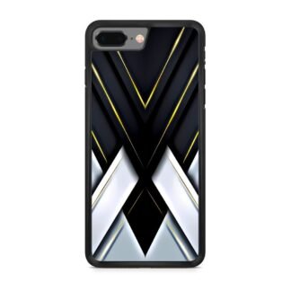 Black White Drop Cross Cover iPhone 7 Plus / 8 Plus Case