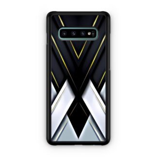 Black White Drop Cross Cover Samsung Galaxy S10 / S10e / S10 Plus / S10 5G Case