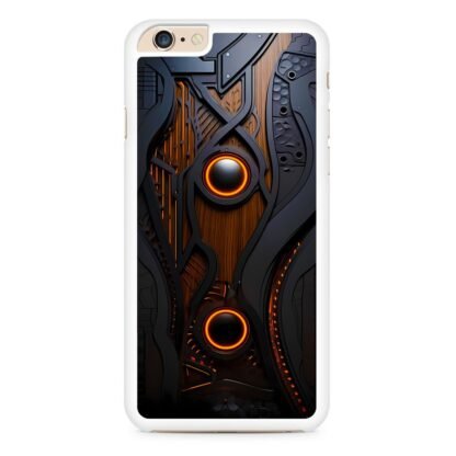 Black Wood Steel Cover iPhone 6 / 6S / 6 Plus / 6S Plus Case - Image 2